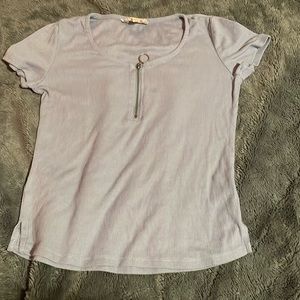 Blue top, women’s size XS